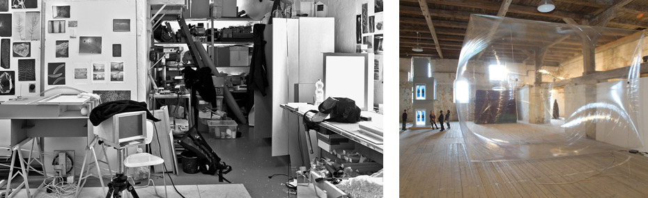 Atelier und Ausstellung von Hendrik Lörper